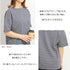 【日本製】半袖 ボーダーTシャツ レディース 綿100% ハードコットン ブルー(FL23SS-018W-bl)